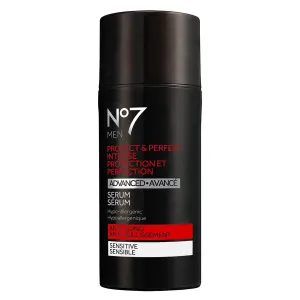 No7 Men Protect & Perfect Intense Advanced Serum - Skincare For Men - Balancing Facial Serum For Anti Aging - Contains Retinol To Reduce Fine Lines & Wrinkles   Moisturizes (30 ml)