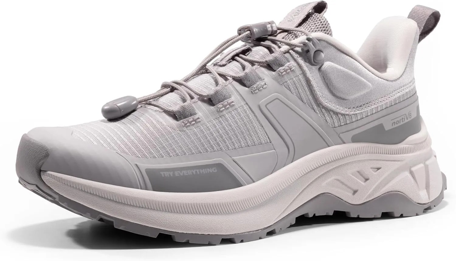 NORTIV 8 Women's Lightweight Hiking Shoes Quick Laces Outdoor Fashion Sneakers