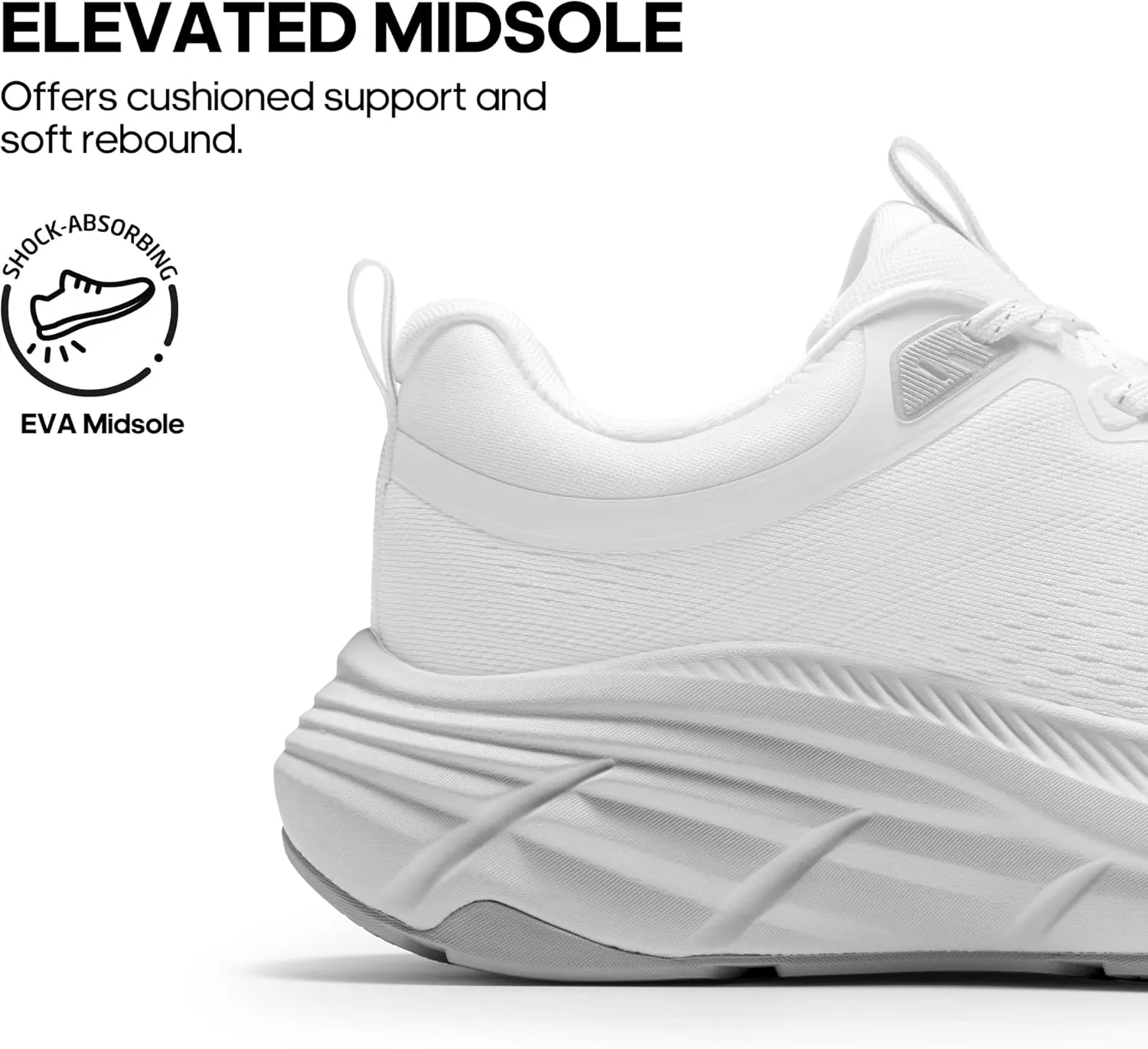 NORTIV 8 Women's Walking Shoes Cushion Comfortable ActiveBreeze Running Tennis Shoes Non-Slip Workout Gym Sports Athletic Breathable Fashion Sneakers