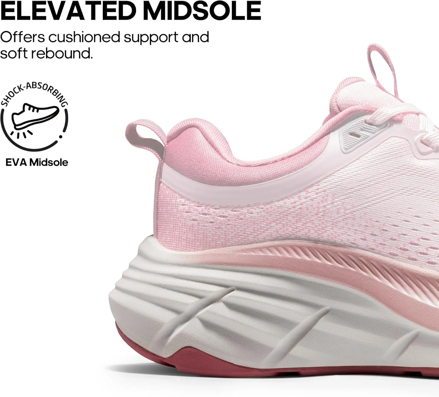 NORTIV 8 Women's Walking Shoes Cushion Comfortable ActiveBreeze Running Tennis Shoes Non-Slip Workout Gym Sports Athletic Breathable Fashion Sneakers
