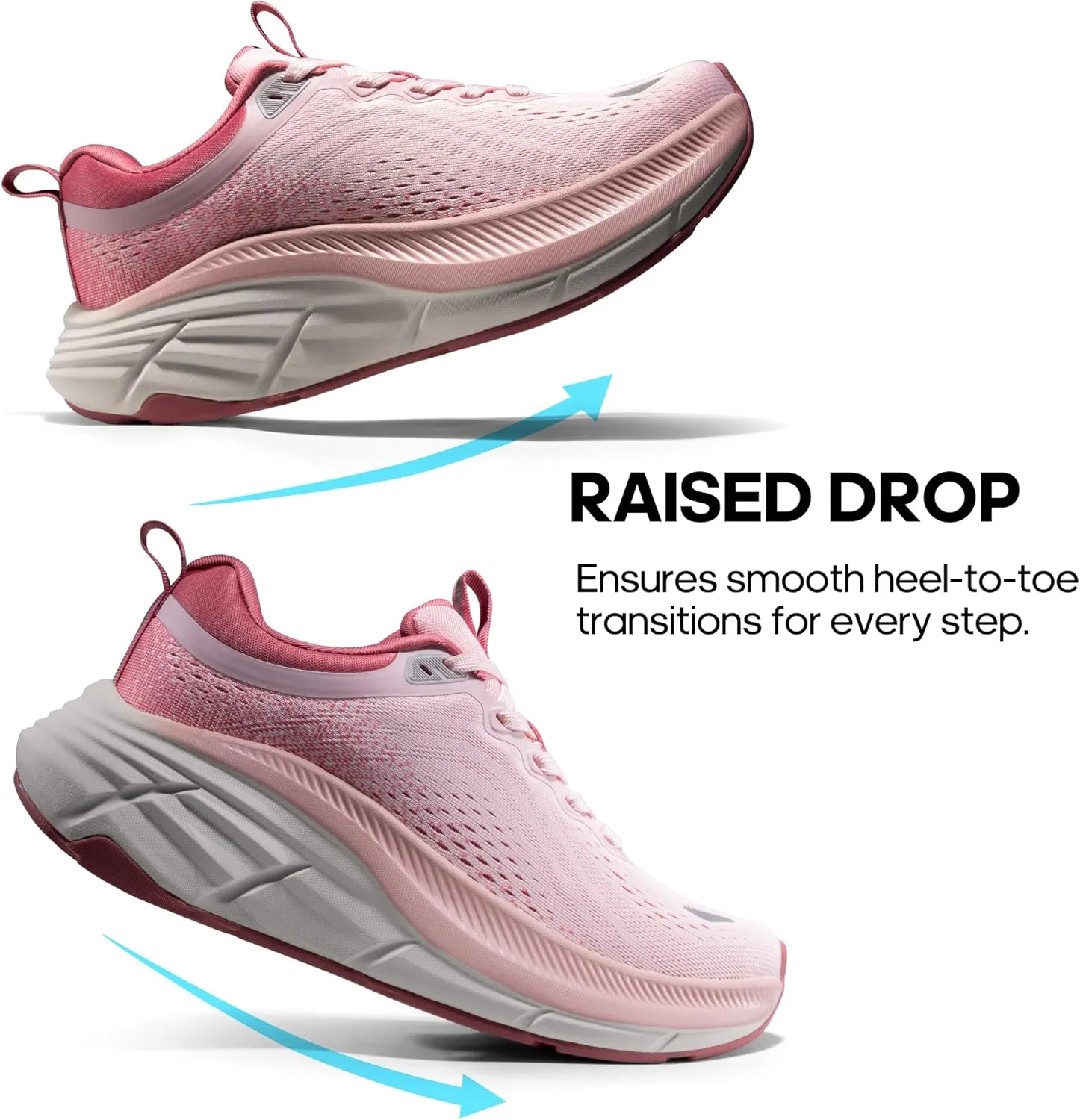 NORTIV 8 Women's Walking Shoes Cushion Comfortable ActiveBreeze Running Tennis Shoes Non-Slip Workout Gym Sports Athletic Breathable Fashion Sneakers