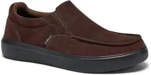 OrthoComfoot Men's Orthopedic Slip-On Loafers Walking Shoes: Casual Arch Support Loafers for Plantar Fasciitis, Comfortable Orthotic Dress Shoes for Foot and Heel Pain Relief