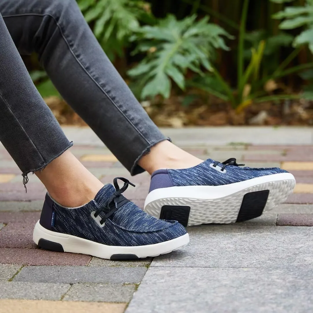 OrthoComfoot Women's Orthopedic Casual Shoes, Arch Support Lace up Driving Sneakers for Outdoor Indoor, Slip Resistant Walking Sneakers for Foot and Heel Pain Relief
