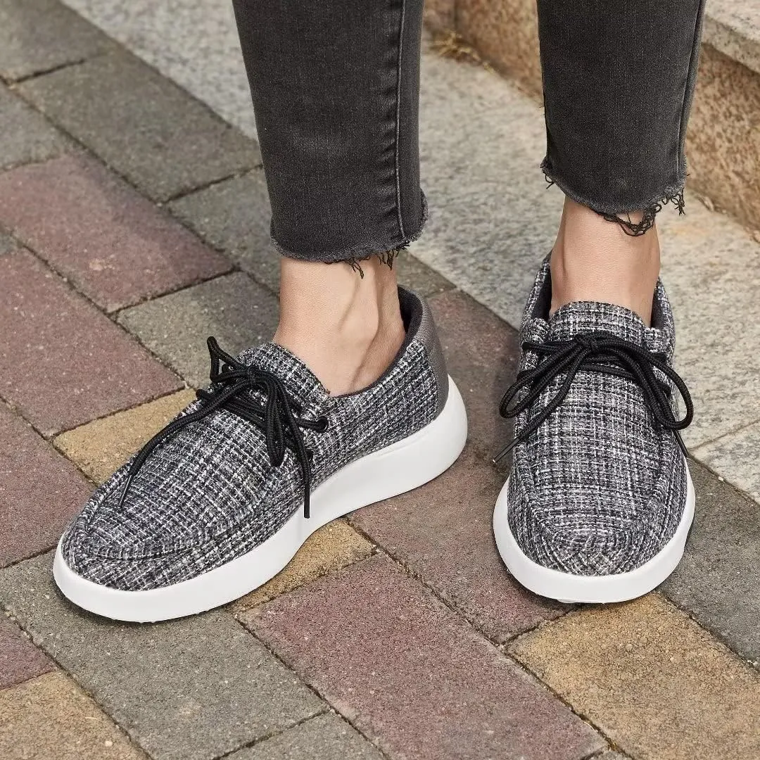 OrthoComfoot Women's Orthopedic Lace Up Shoes, Comfortable Arch Support Shoes for Plantar Fasciitis, Ultralight Walking Loafers for Heel and Foot Pain Relief