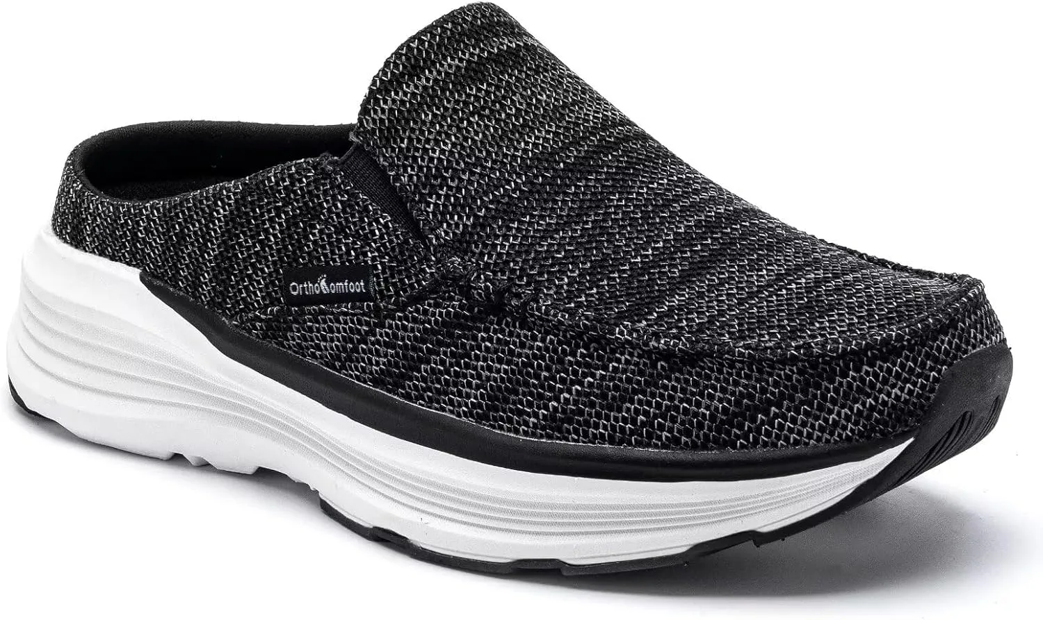 OrthoComfoot Women's Orthopedic Slip-On Loafers Walking Shoes: Comfortable Arch Suppor Slippers for Plantar Fasciitis, Casual Soft Orthotic Shoes for Foot and Heel Pain Relief
