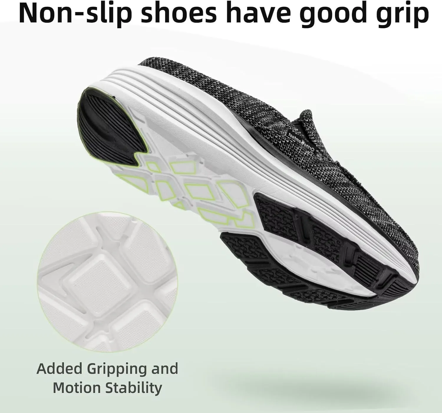 OrthoComfoot Women's Orthopedic Slip-On Loafers Walking Shoes: Comfortable Arch Suppor Slippers for Plantar Fasciitis, Casual Soft Orthotic Shoes for Foot and Heel Pain Relief
