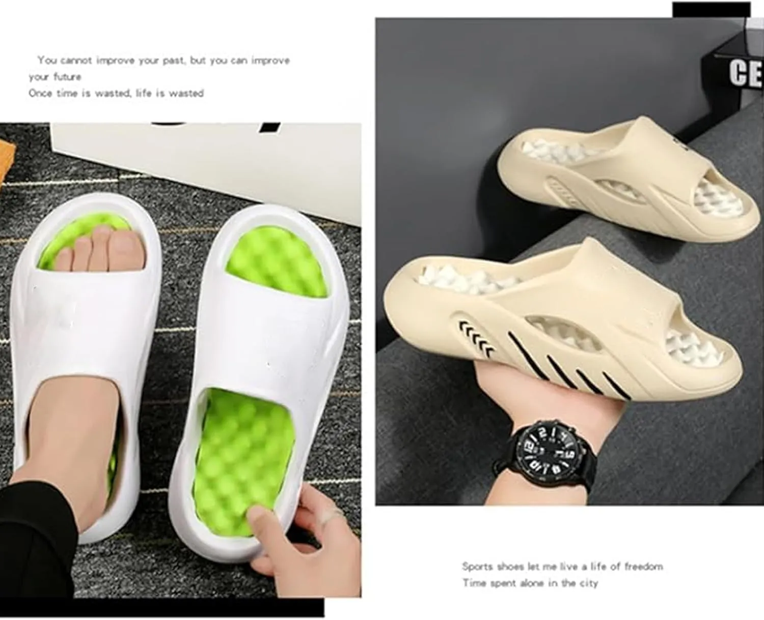 Orthopedic Massage Slippers, Orthoslipper Original Massage Flip Flop Couple Non-slip Cool Slides for Men and Women