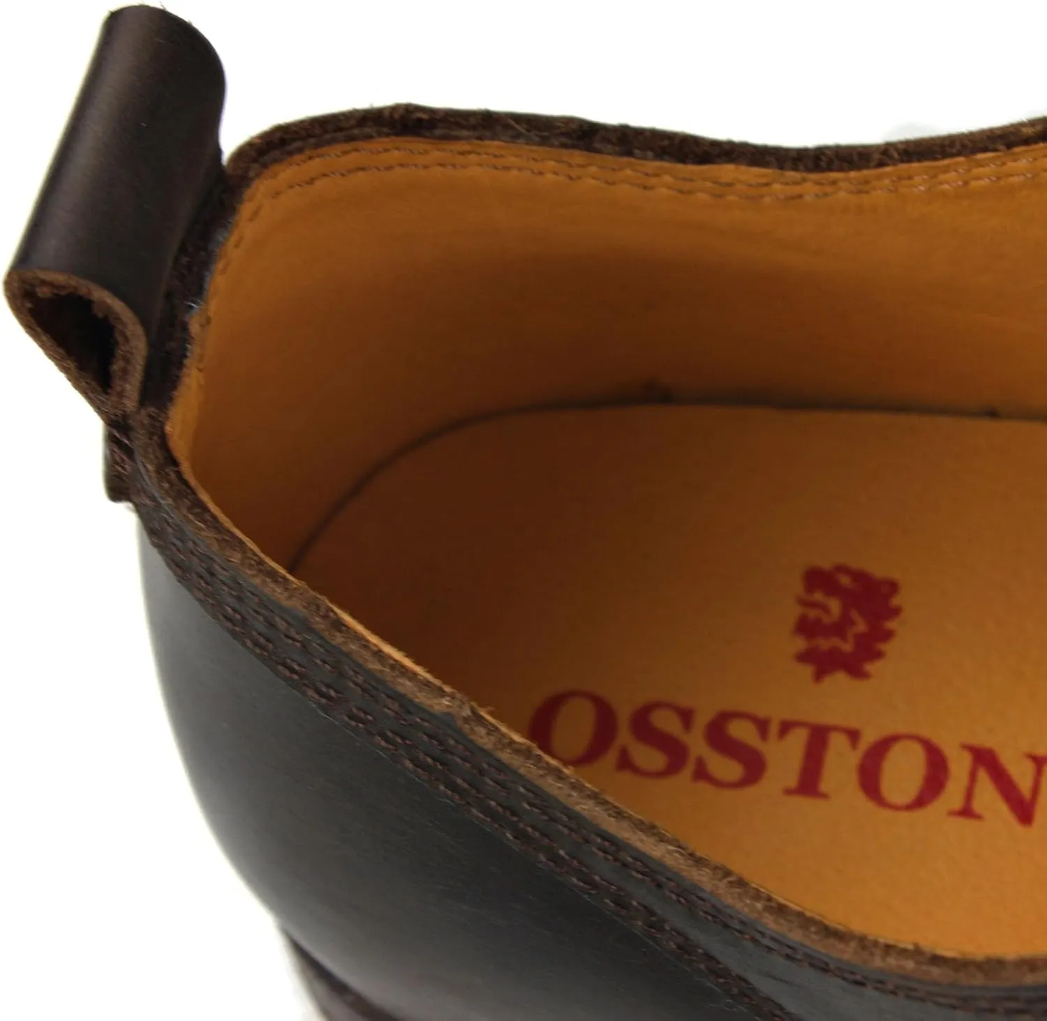 OSSTONE Moto Boots for Men Fashion lace-up Leather Retro Chukka Boots Casual Shoes OS-6015-1-Retro-Style-R