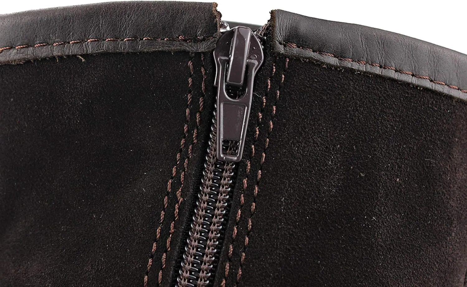 OSSTONE Moto Boots for Men Fashion Zipper-up Leather Chukka Boots Casual Shoes OS-5008-1-ABNH