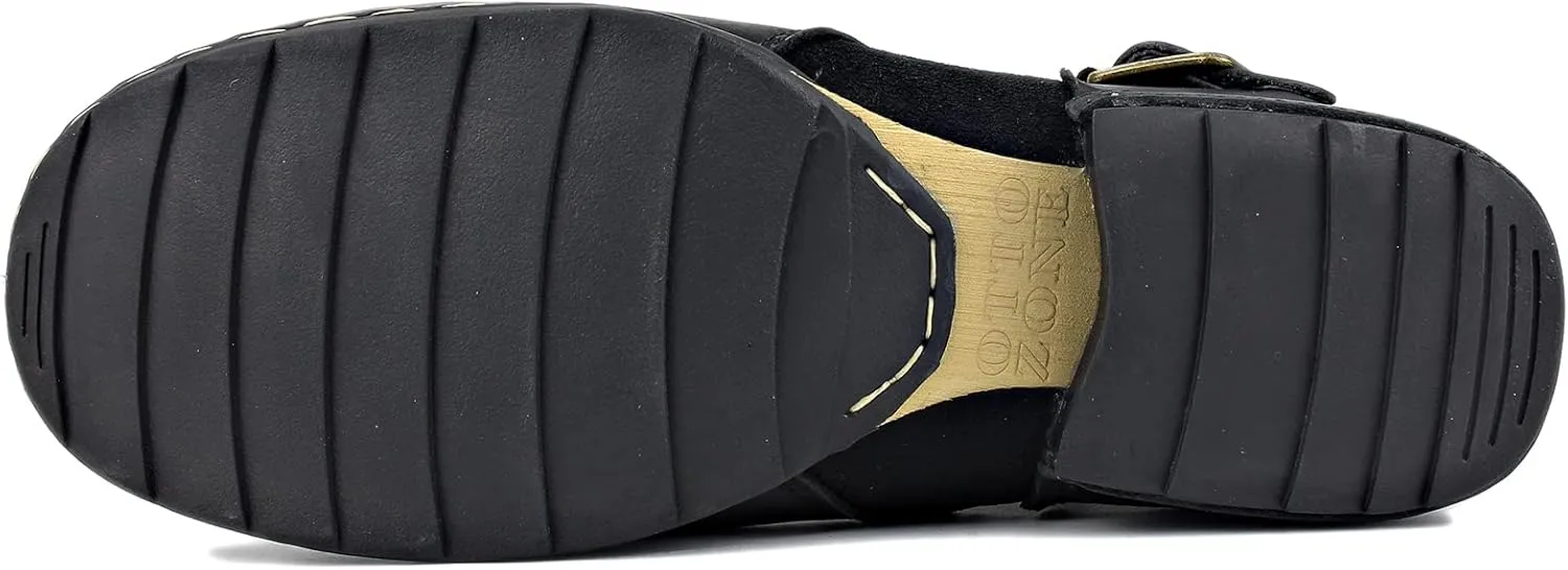OSSTONE Moto Boots for Men Fashion Zipper-up Leather Chukka Boots Casual Shoes OS-5008-1-ABNH