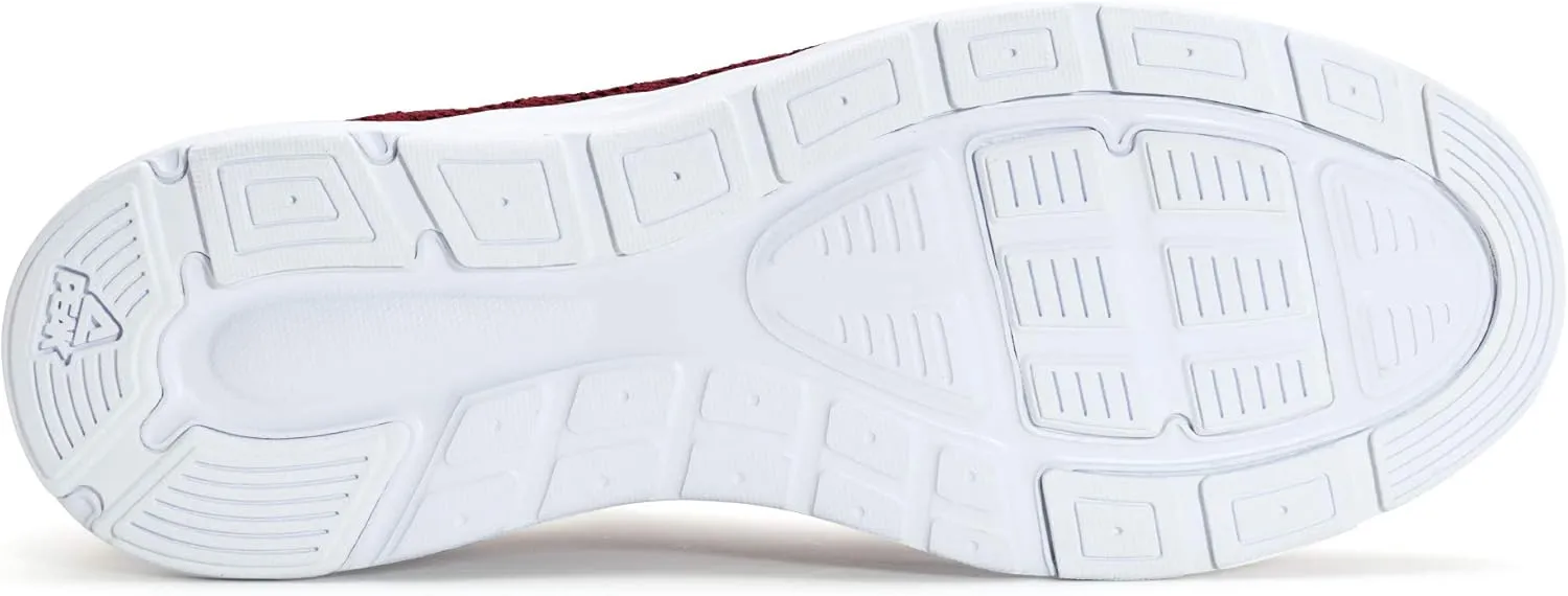 PEAK Mens Lightweight Walking Shoes Comfortable Slip On Sports Sneakers for Tennis, Gym, Running, Casual Workout