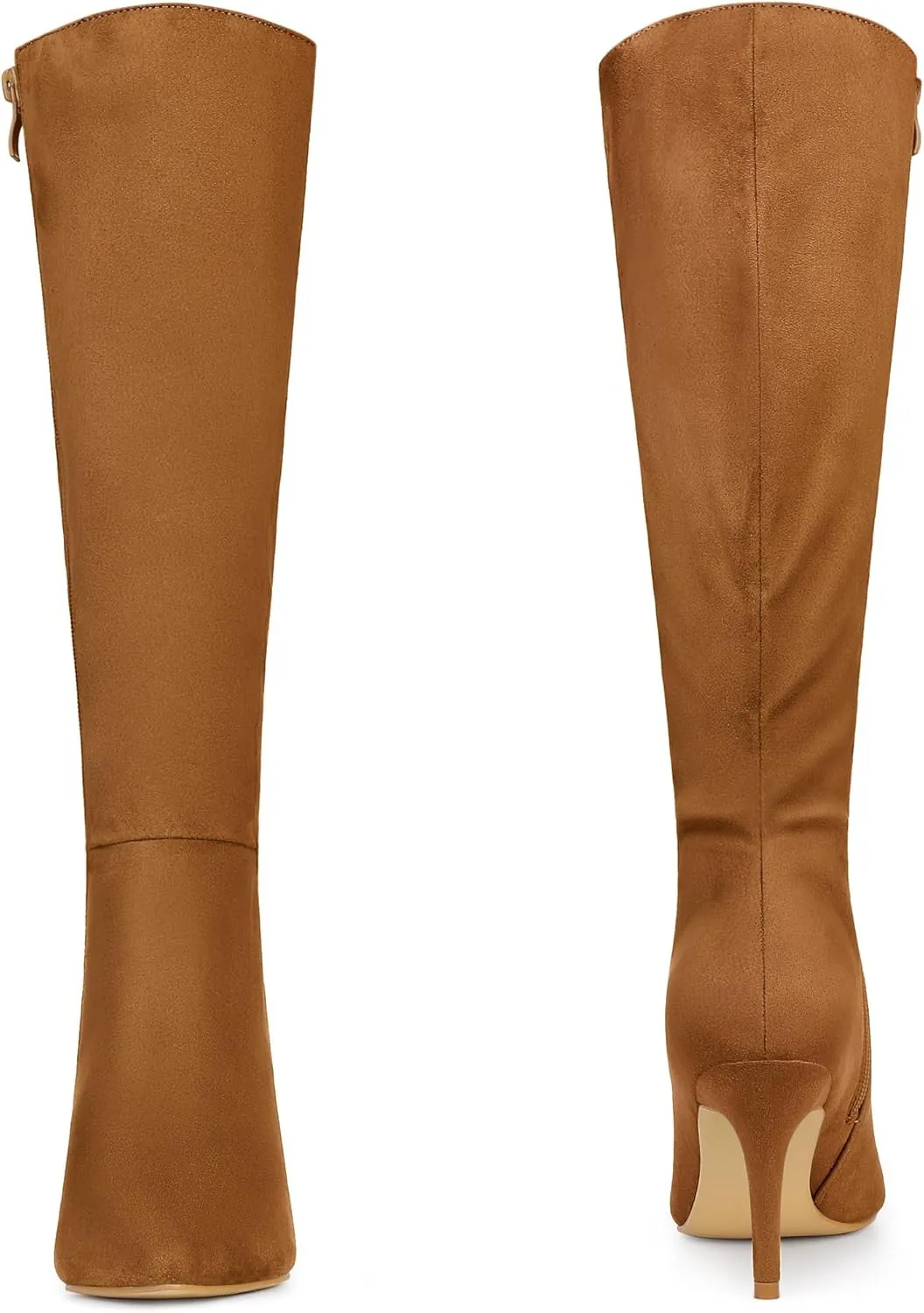 Perphy Pointed Toe Side Zip Stiletto Heel Tall Boot Thigh Knee High Boots for Women