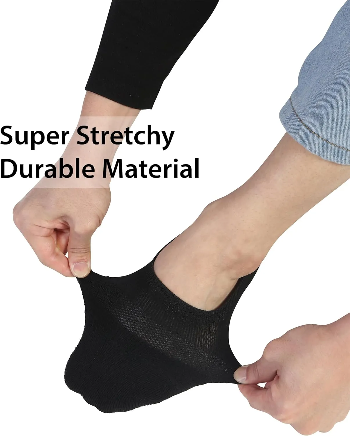 Pro Mountain No Show Socks For Men Cotton Cushion Footies Liner M L XL