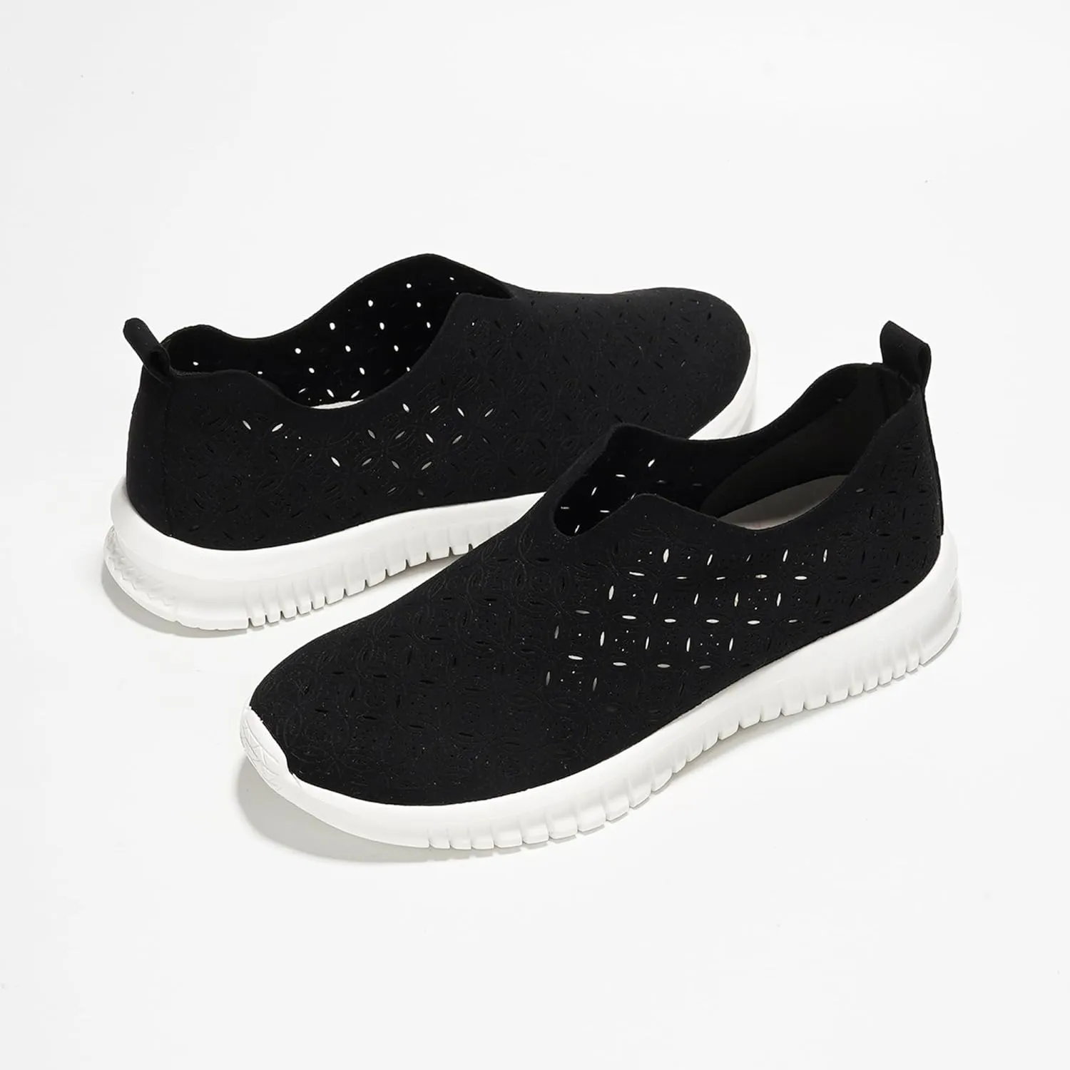 Project Cloud Platform Sneakers for Women Footwear - Memory Foam Comfortable Loafers for Women Shoes - Lightweight and Non-Slip Shoes Slip on Sneakers (Orchid)