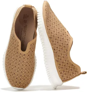 Project Cloud Platform Sneakers for Women Footwear - Memory Foam Comfortable Loafers for Women Shoes - Lightweight and Non-Slip Shoes Slip on Sneakers (Orchid)