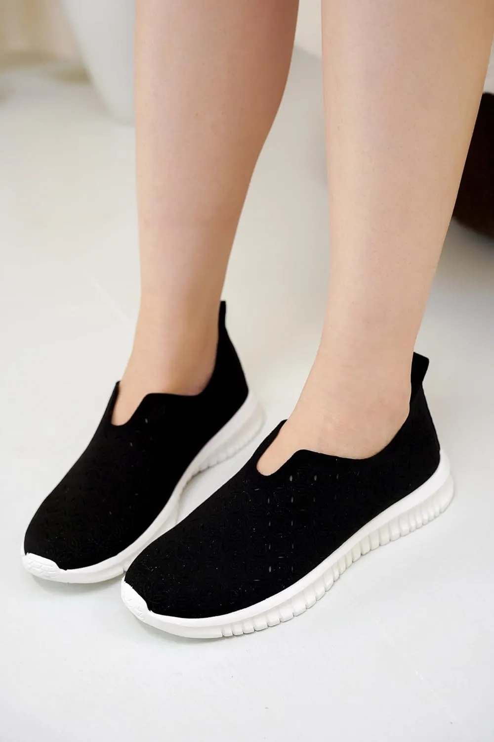 Project Cloud Platform Sneakers for Women Footwear - Memory Foam Comfortable Loafers for Women Shoes - Lightweight and Non-Slip Shoes Slip on Sneakers (Orchid)