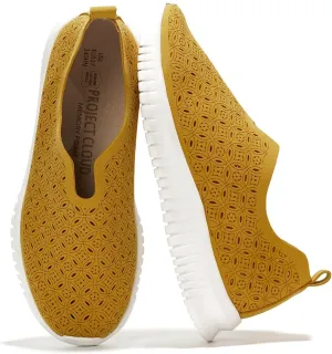 Project Cloud Platform Sneakers for Women Footwear - Memory Foam Comfortable Loafers for Women Shoes - Lightweight and Non-Slip Shoes Slip on Sneakers (Orchid)