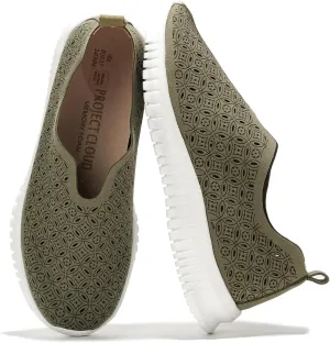 Project Cloud Platform Sneakers for Women Footwear - Memory Foam Comfortable Loafers for Women Shoes - Lightweight and Non-Slip Shoes Slip on Sneakers (Orchid)