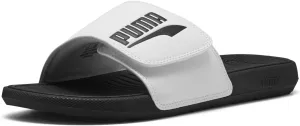 PUMA Men's Cat 2.0 Hook and Loop Slide Sandals, Cool Dark Gray-Black, 9