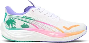 PUMA Mens F1 Velocity Nitro 3 Miami Graphic Running Sneakers Shoes - White - Size 8 M
