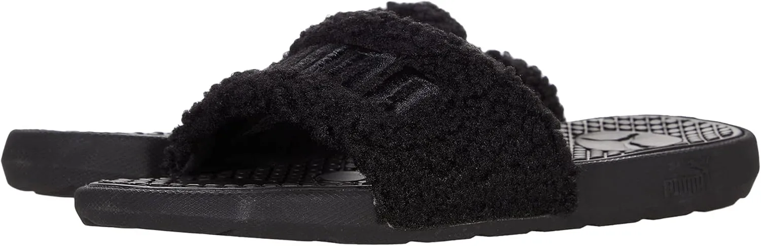 PUMA Womens Cool Cat Sherpa Bx Sneakers Shoes Casual - Black