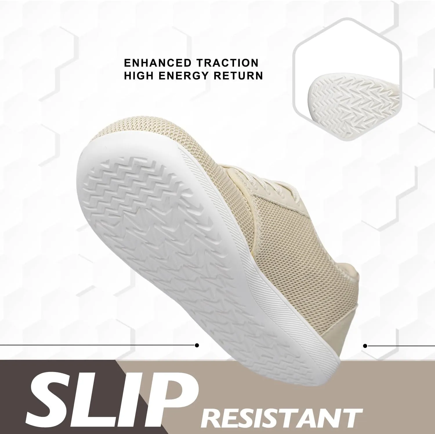 Raoendis Mens Walking Shoes Wide Toe Box Barefoot Shoes Minimalist Zero Drop Shoes Breathable Fashion Sneakers
