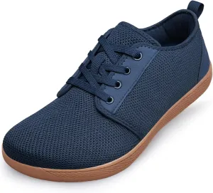 Raoendis Mens Walking Shoes Wide Toe Box Barefoot Shoes Minimalist Zero Drop Shoes Breathable Fashion Sneakers