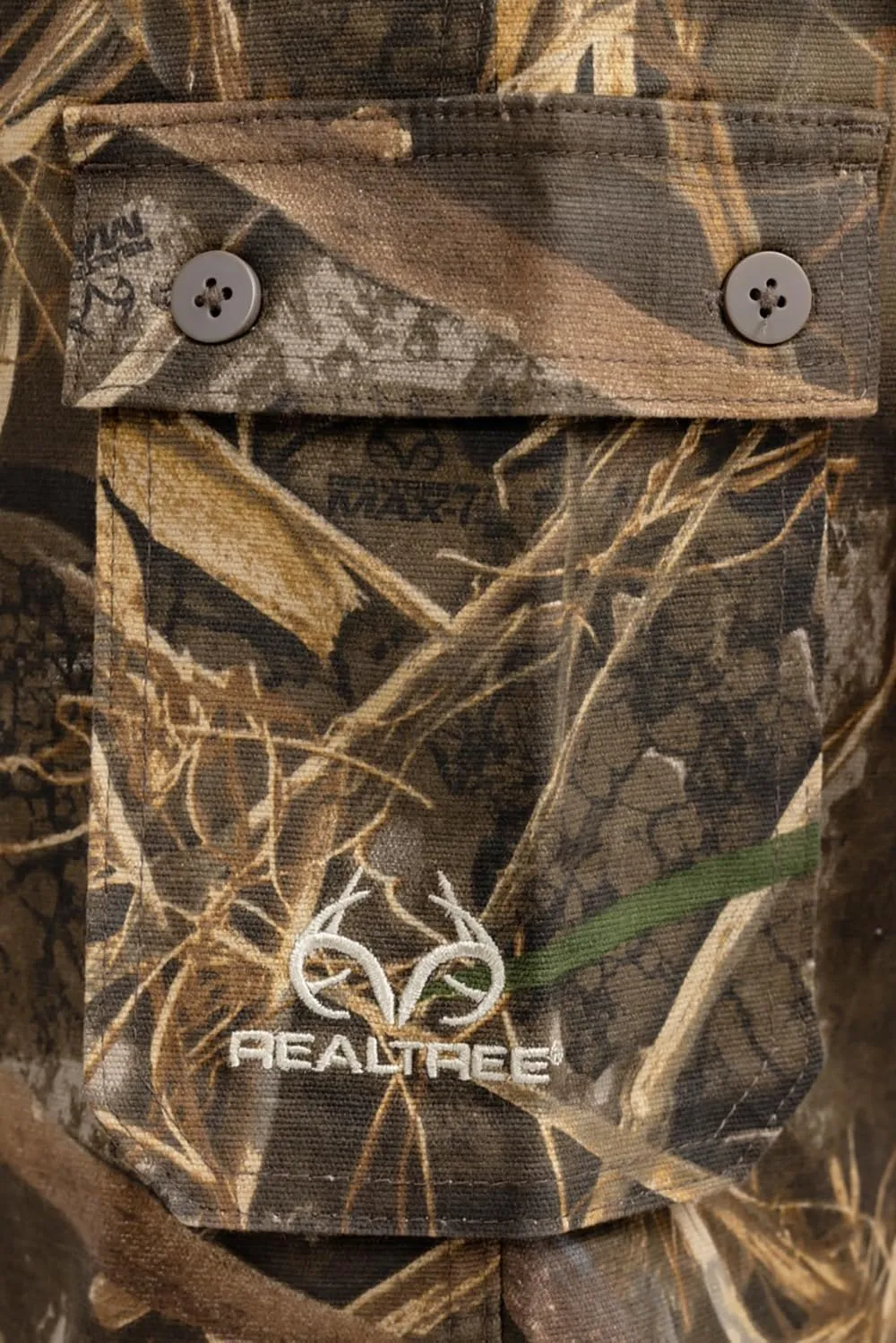 Realtree Camo Cargo Women's Pants- Pockets Lightweight Cotton Ripstop Zip-Off Pants for Hunting Hiking Camping Casual Wear