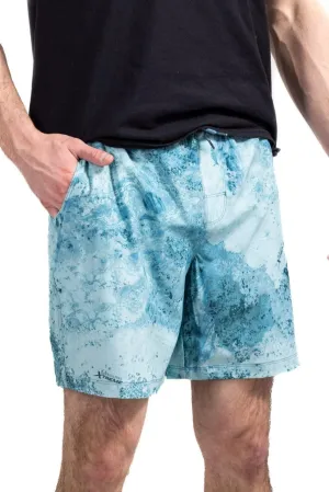 Realtree Men's Camo Lined Shorts Quick Dry Shorts with Zipper Pockets for Running, Fishing and Hiking