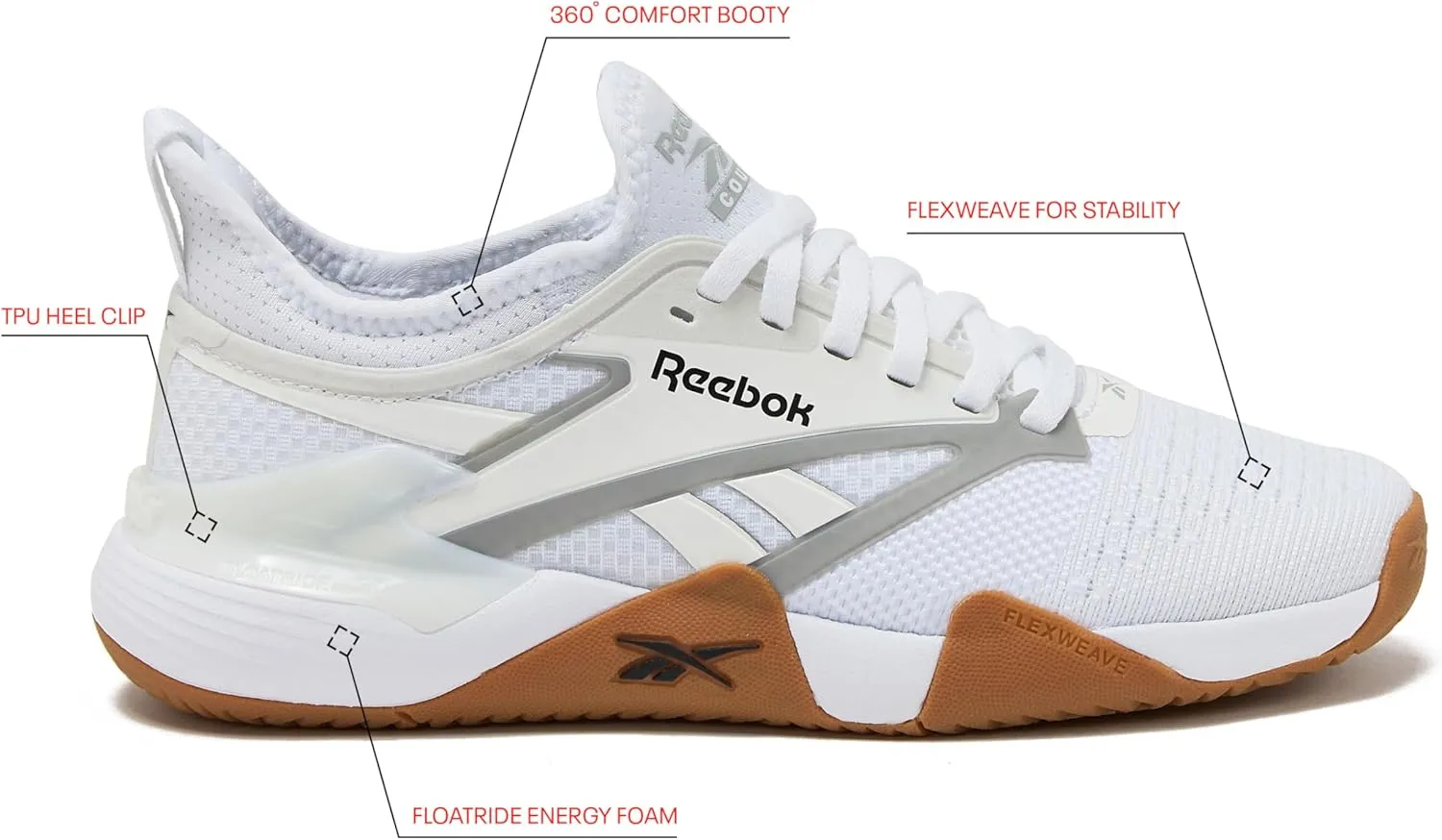 Reebok Women's Nano Court Tennis, Pickleball Shoes Sneaker
