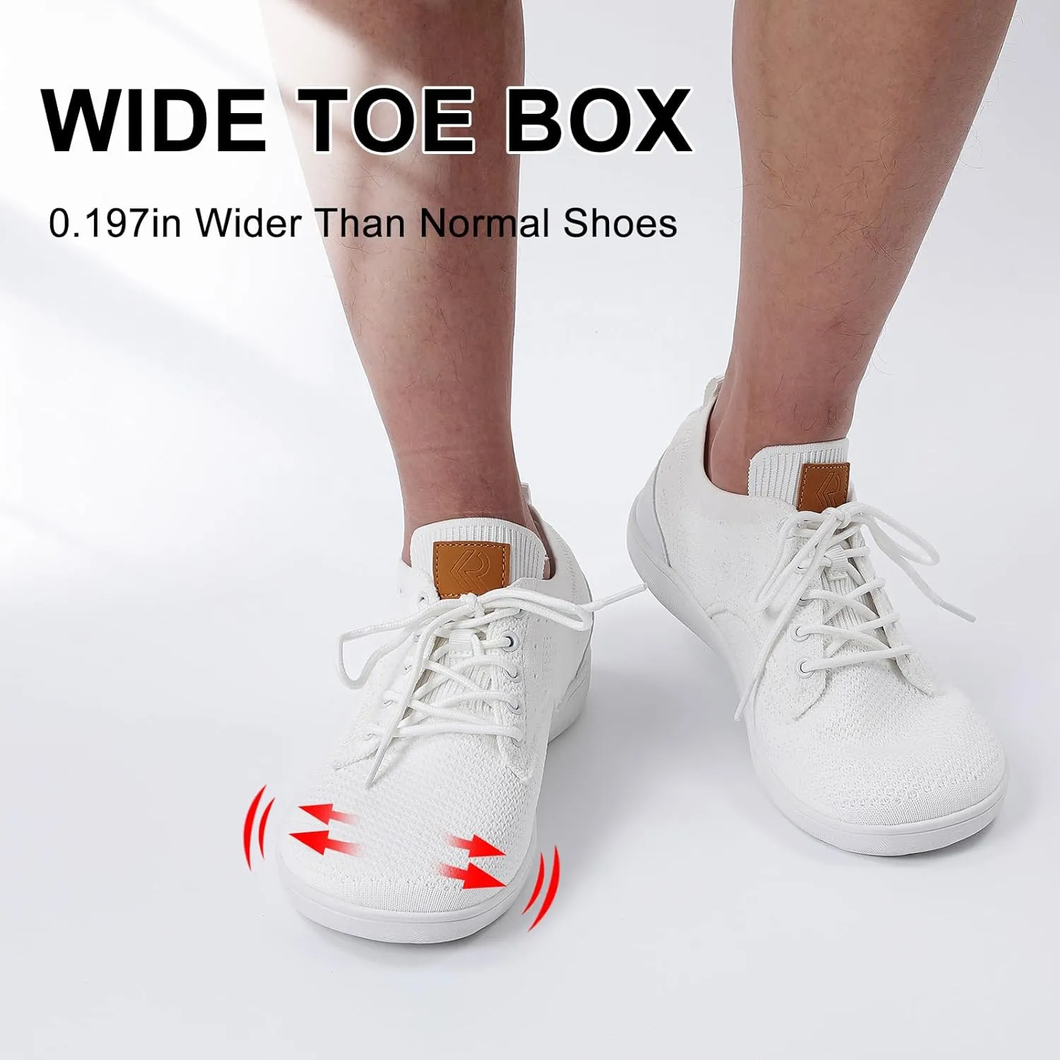 relxfeet Men's Dress Sneakers Fashion Oxfords Business Casual Shoes Wide Toe Box Barefoot Zero Drop Walking Shoes