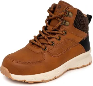 Rockport Boys Kids Hiking Boots – Youth High Top Outdoor Sneakers with Cushioned Insole – Durable Trail Shoes