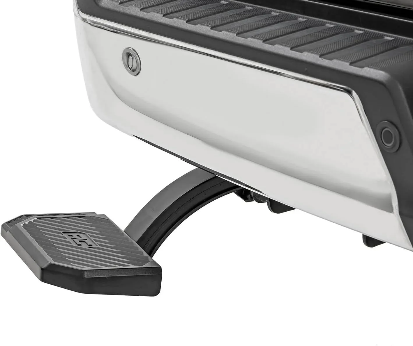 Rough Country Retractable Bed Step for Ford F-150 (2015-2020) & Raptor (2017-2020) - Manual Pull Tailgate Step, Non-Slip Truck Step