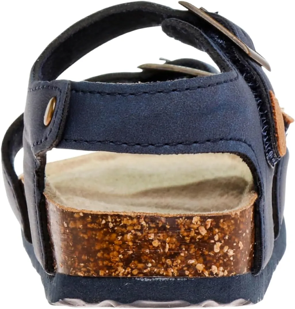Rugged Bear Boys Summer Casual Adjustable Strap Cork Sandals