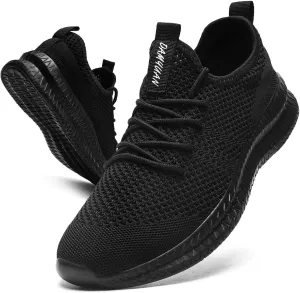 Running Shoes for Men Casual Slip On Tennis Walking Gym Workout Shoes Lightweight Breathable Non Slip Hiking Sport Athletic Fashion Sneakers