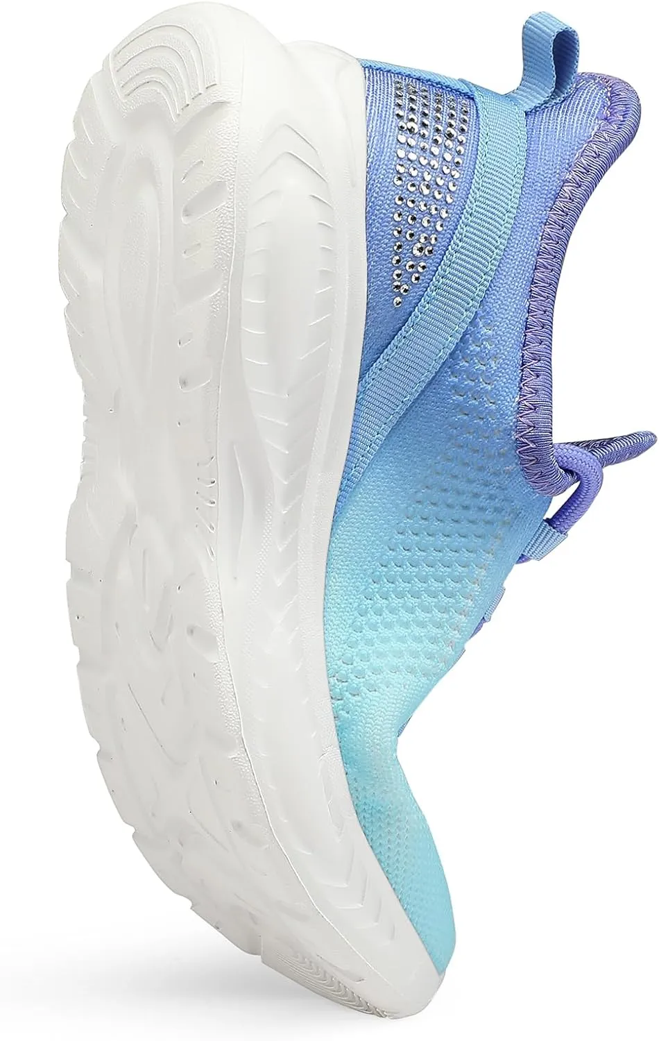 RUNSIDE Girls Lightweight Sneakers Kids Lace-up Tennis Running Shoes, Breathable Walking Shoes for Toddler/Little Kid/Big Kid
