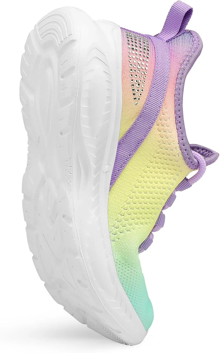 RUNSIDE Girls Lightweight Sneakers Kids Lace-up Tennis Running Shoes, Breathable Walking Shoes for Toddler/Little Kid/Big Kid