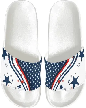 Sandals Slides for Men Cool Summer Slippers Casual Beach Slides Non Slip Bathroom Slippers