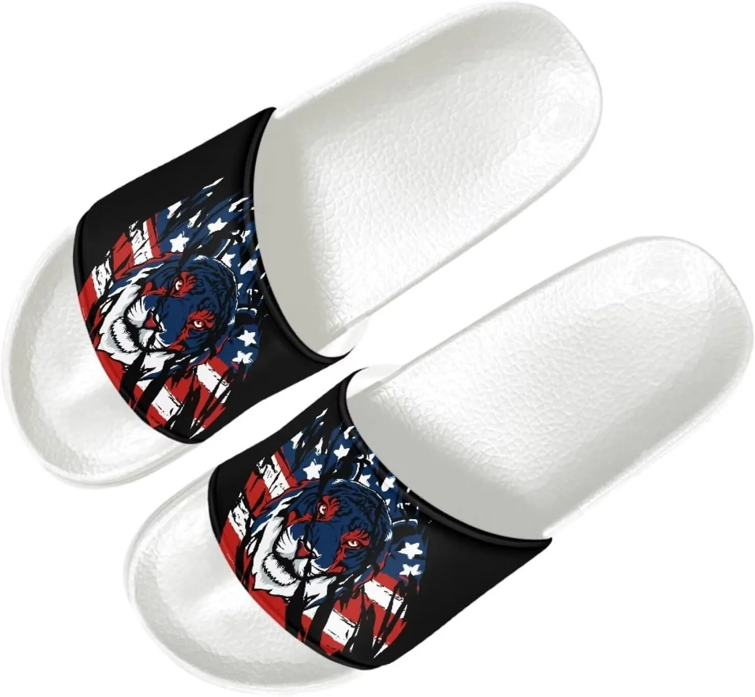 Sandals Slides for Men Cool Summer Slippers Casual Beach Slides Non Slip Bathroom Slippers