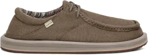 Sanuk Mens Single Fin Loafers for Men | Mens Shoes | Slip On Shoes for Men | Men's Slip-on Loafers | Comfort Foam Footbed