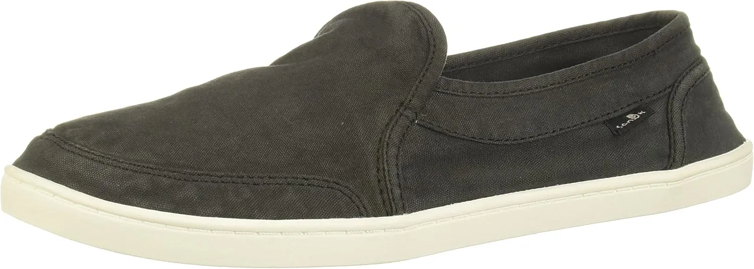 Sanuk Pair O Dice Women's Casual Flats Washed Black - 7