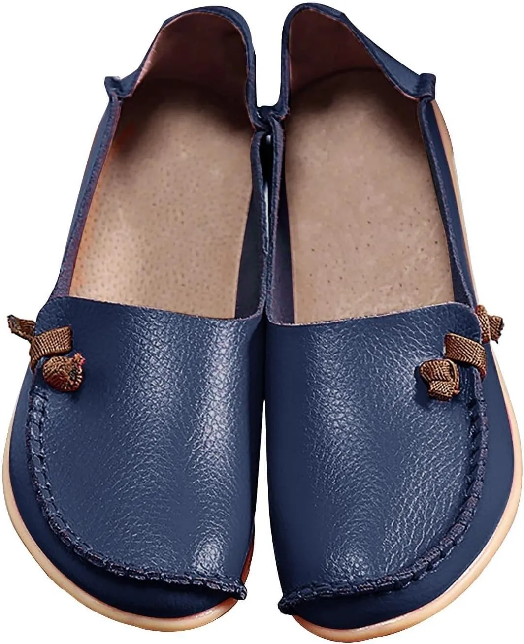 Slip On Shoes Women Women's Sneakers in White in Wide Width Loafers for Women 2024 Flat Heel Closed Toe Christmas Shoes Men Round Toe Flats Comfortable