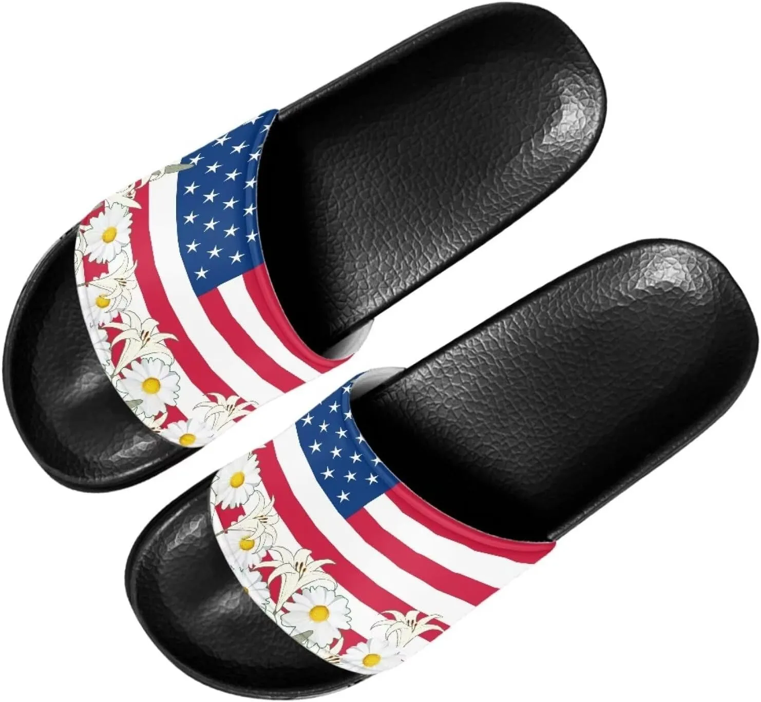 Slippers for Women House Slippers Bathroom Sandals Comfort Lightweight Indoor Non-Slip Single Band Shower Shoes