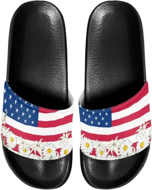 Slippers for Women House Slippers Bathroom Sandals Comfort Lightweight Indoor Non-Slip Single Band Shower Shoes