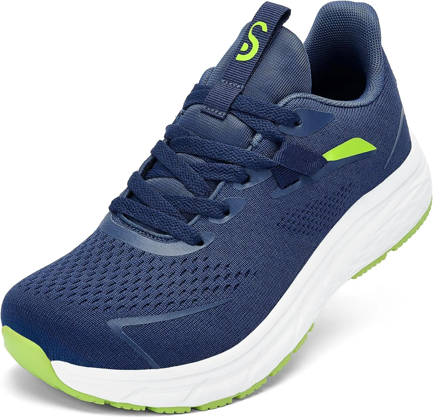 Slow Man Wide Toe Box Mens Walking Sneakers Wide Width Running Shoes Gym Workout Tennis Shoes for Wide Feet