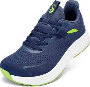 Slow Man Wide Toe Box Mens Walking Sneakers Wide Width Running Shoes Gym Workout Tennis Shoes for Wide Feet