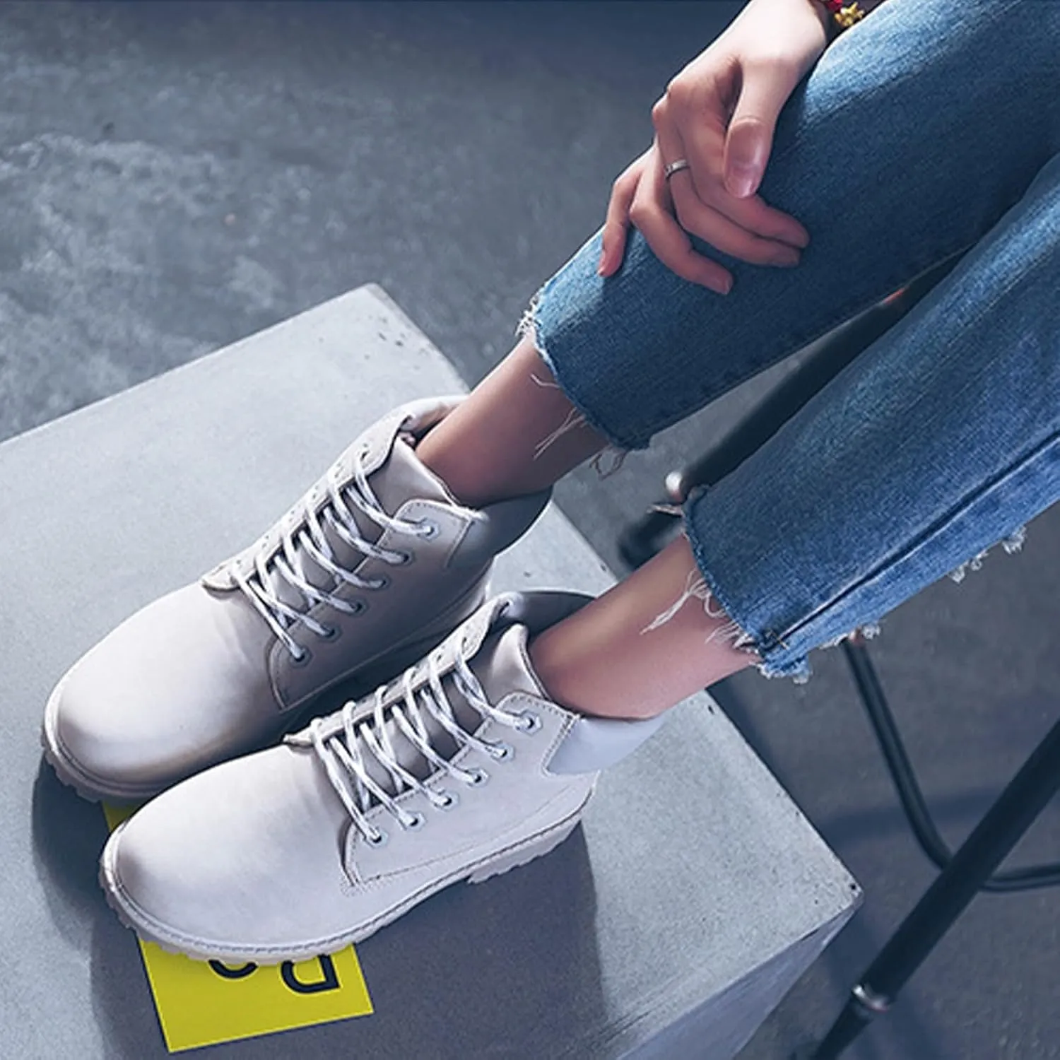 Snow Shoes For Women Cute Winter Boots Women Outdoor Ski Boots Thickening Extra Wide with Boots Women