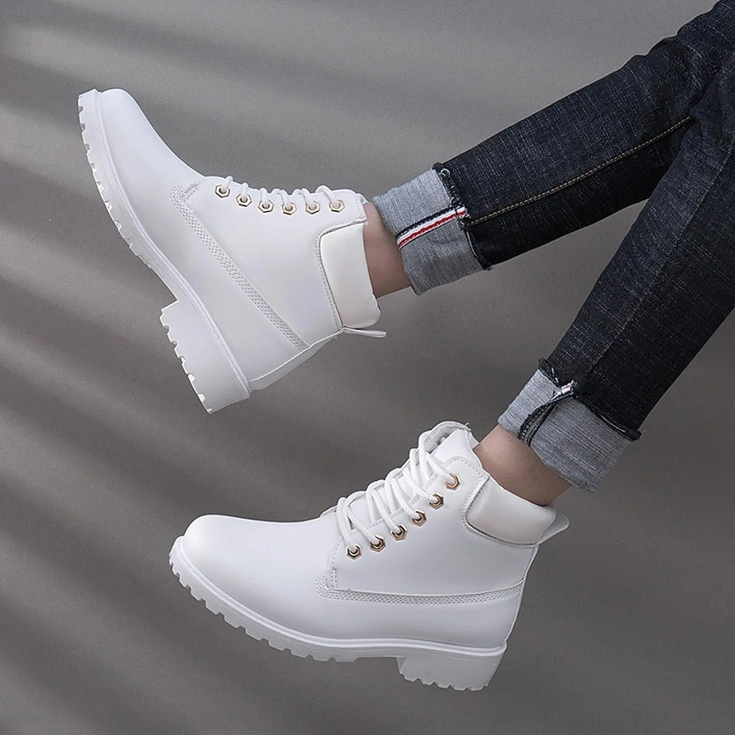 Snow Shoes For Women Cute Winter Boots Women Outdoor Ski Boots Thickening Extra Wide with Boots Women