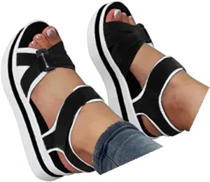Sport Sandals for Women Arch Support Orthopedic Walking Sandals Ladies Recovery Sport Thick Athletic Hiking Outdoor Active Summer Dressy Diabetic Sandals for Plantar Fasciitis, 6.5, Beige-a