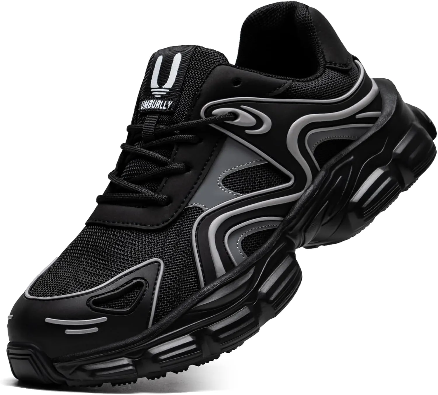 Steel Toe Shoes for Women Men Wide Non Slip Composite Work Sneakers Indestructible Comfortable Safety Tennis Shoes Lightweight Breathable Construction Sneakers Puncture Proof Ergonomic Design